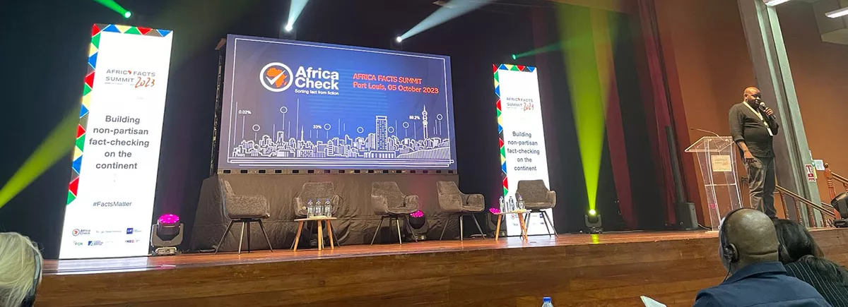 CFI launches two misinformation prevention projects  at the Africa Facts summit, the annual gathering  for Africa's fact-checking community