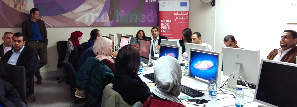 Digital training for Jordanian journalists