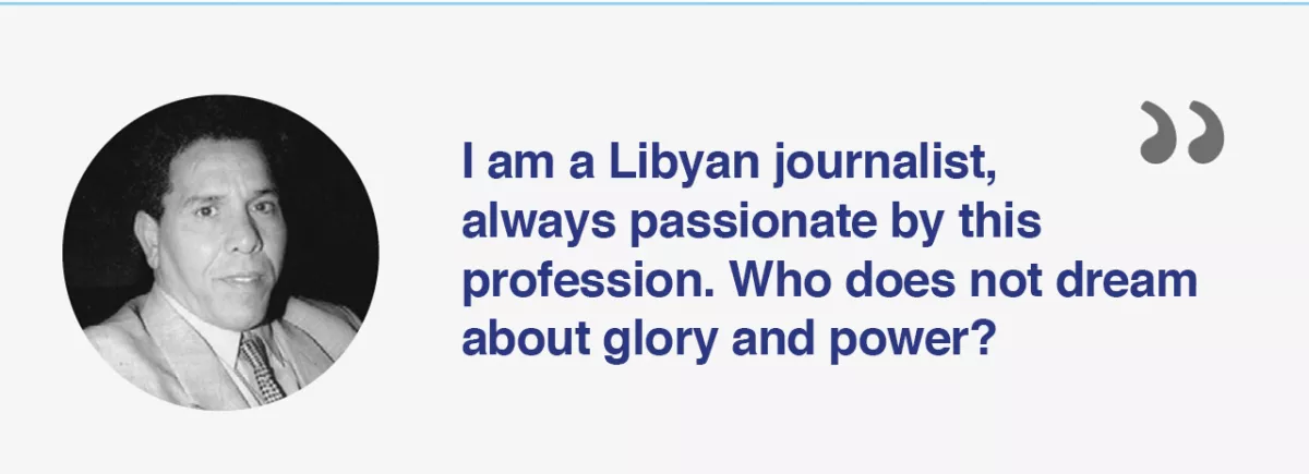 I am a Libyan journalist: Ibrahim Mohamad Alhaji