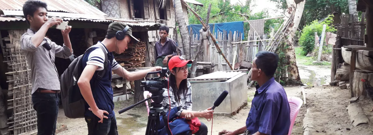 En reportage à Nay Pyi Taw avec des étudiants du Myanmar Journalism Institute (MJI)