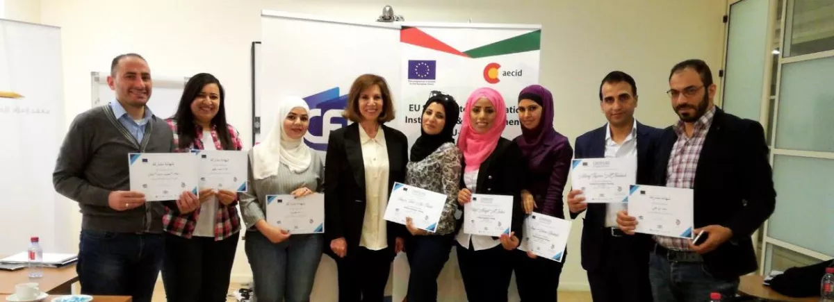 Covering political news: Jordanian journalists in training