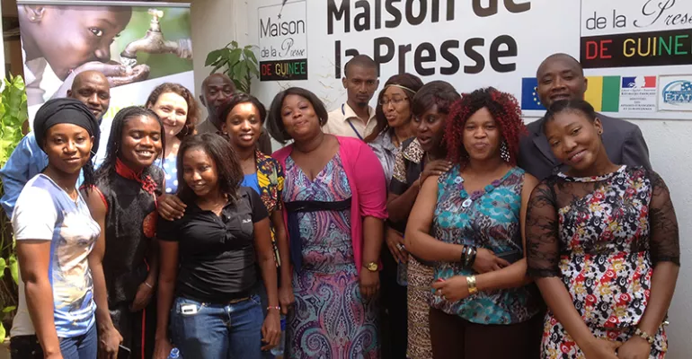 Cérémonie d’ouverture et première formation à Conakry – avril 2016 #GuineeIS