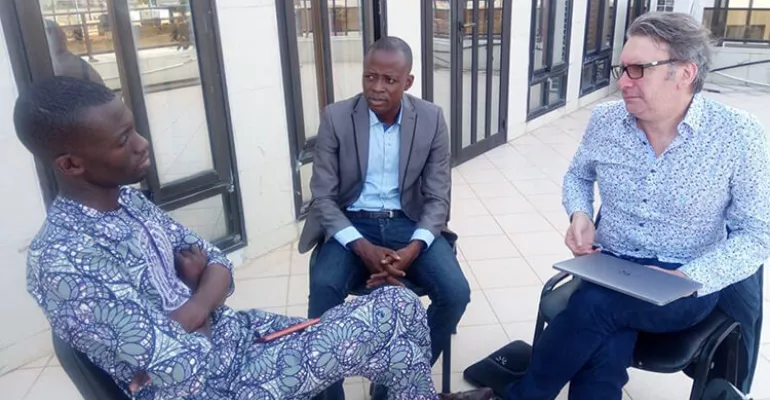 Mission de coaching en écriture du journalisme d'investigation" animée du 21au 23 mai 2018 à Parakou par Eric Le Braz. #Dialoguebénin