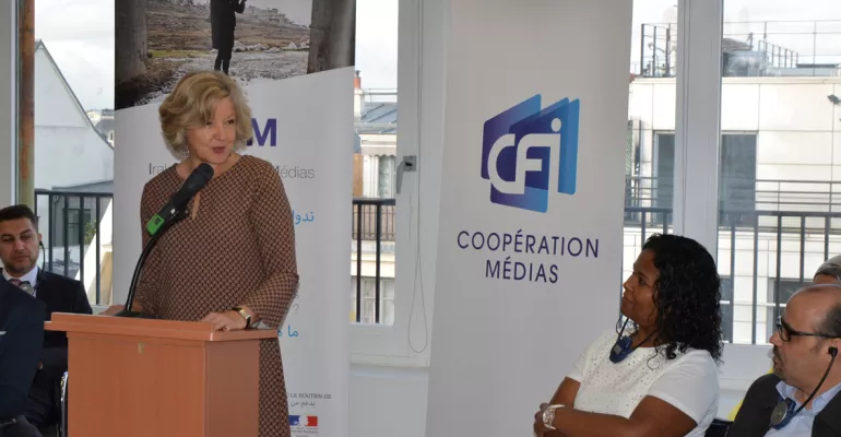 Inaugural orientation meeting, at AFP's offices in Paris – 9 November 2015 #ILYMedia