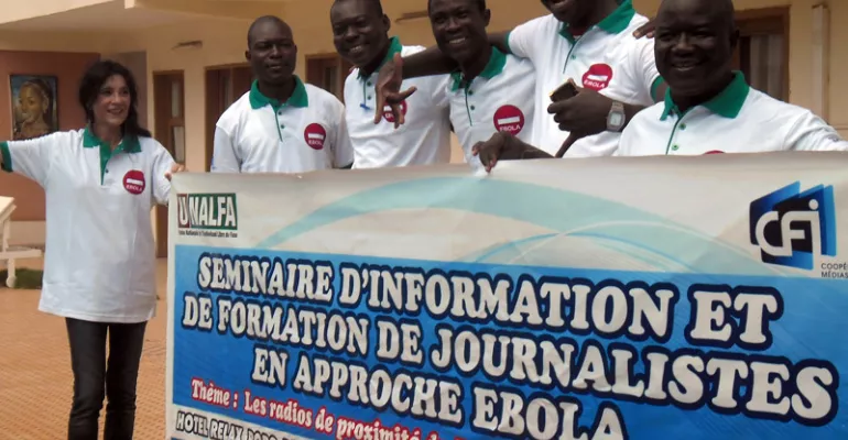 Prevention training against Ebola in Burkina Faso #EbolaRadio