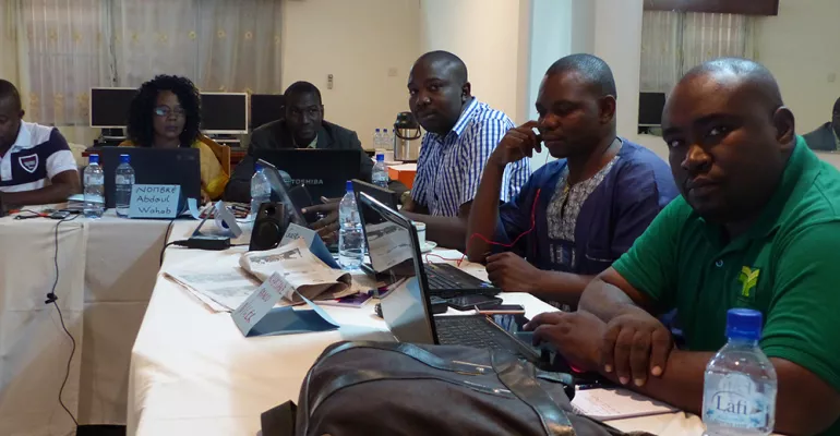 Training workshop in political journalism - end of 2014 #FasoMédias