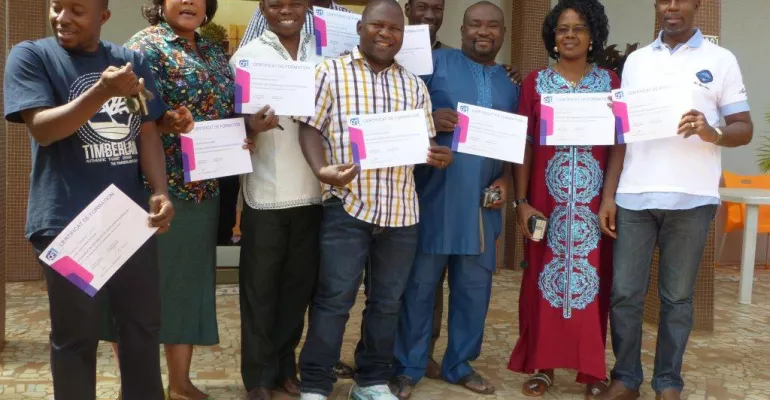 Training workshop in political journalism - end of 2014 #FasoMédias