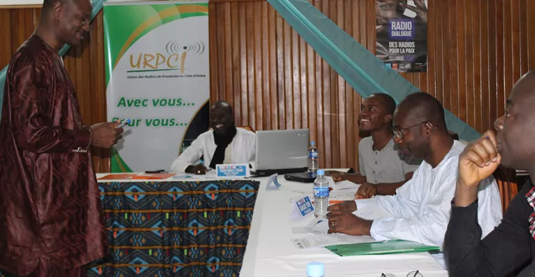 Séminaire de formation Radio Dialogue à Abidjan (Côte d’Ivoire) – juillet 2014 #RadioDialogue