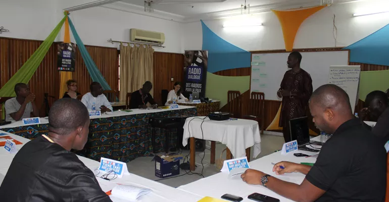 Séminaire de formation Radio Dialogue à Abidjan (Côte d’Ivoire) – juillet 2014 #RadioDialogue