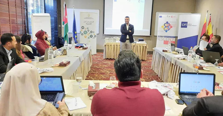 Strengthening News Gathering and Verification Journalist Skills - February 17 to 21, 2023, in Amman #Qudra