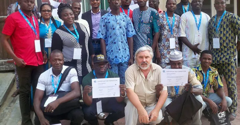 Clôture de l'atelier Perfectionnement au managment éditorial des radios de proximité, novembre 2016 #Dialoguebénin