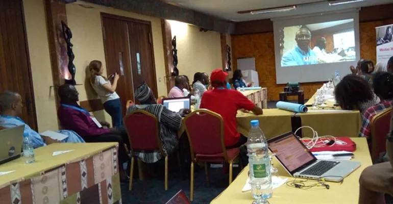 Closing of the Seminar # Medias360 from 15 to 17 October 2018 in Dakar. #Medias360