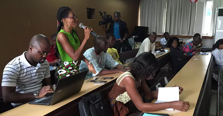 Hackathon d’Abidjan (Côte d’Ivoire) - avril 2015 - © Philippe Couve #AfriqueInnovation