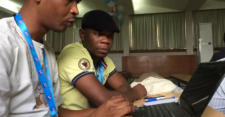 Hackathon d’Abidjan (Côte d’Ivoire) - avril 2015 - © Philippe Couve #AfriqueInnovation