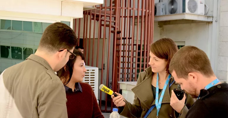 First general meeting of Syrian journalists - December 2014 #SyrianMI