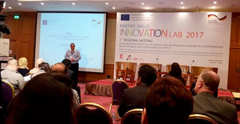#Qudra’s Facilitating Dialogue and Dissemination module is organising the 2nd Regional Meeting of #EU #Madad Skills Innovation Lab at the Dead Sea/Jordan  #Qudra