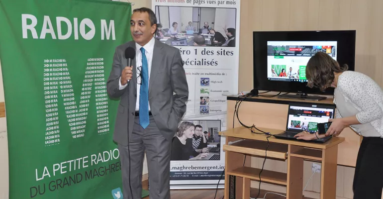 Ceremony of official launching of the website of Radio M #EBTICAR