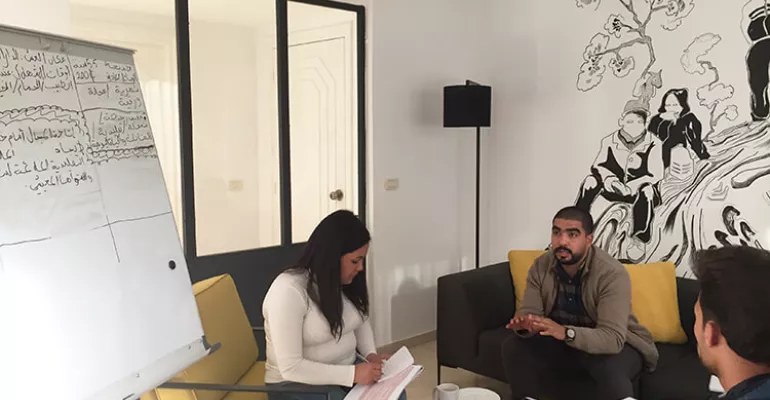 Session d’incubation à Tunis pour les projets médias – avril 2019. #SafirLab