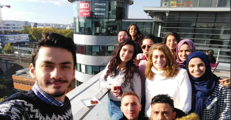 Jeunes jordaniens à Paris pour l’édition Safirlab 2017 - novembre 2017 #SafirLab