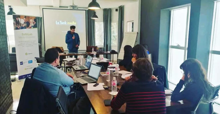 Découverte du Tank media, à Tunis, 8 mars 2019 #SafirLab