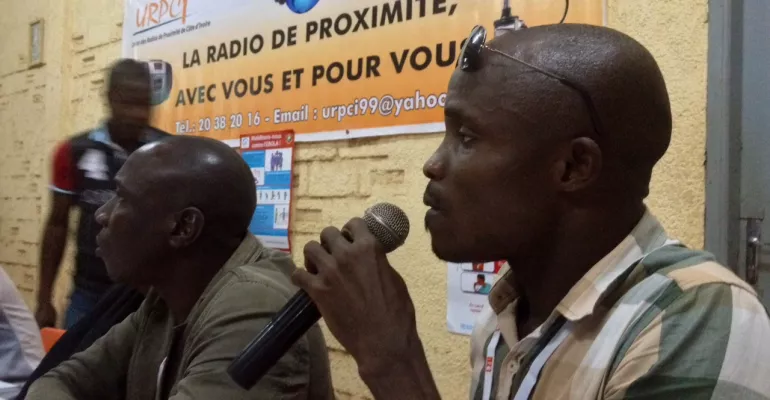 Opening Seminar in Ivory Coast #EbolaRadio