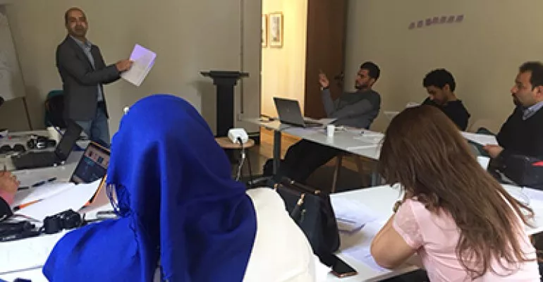 Training of Iraqi trainers in Beirut February 25-28: Election coverage, social networking, detecting #FakeNews. #TasalahMedia