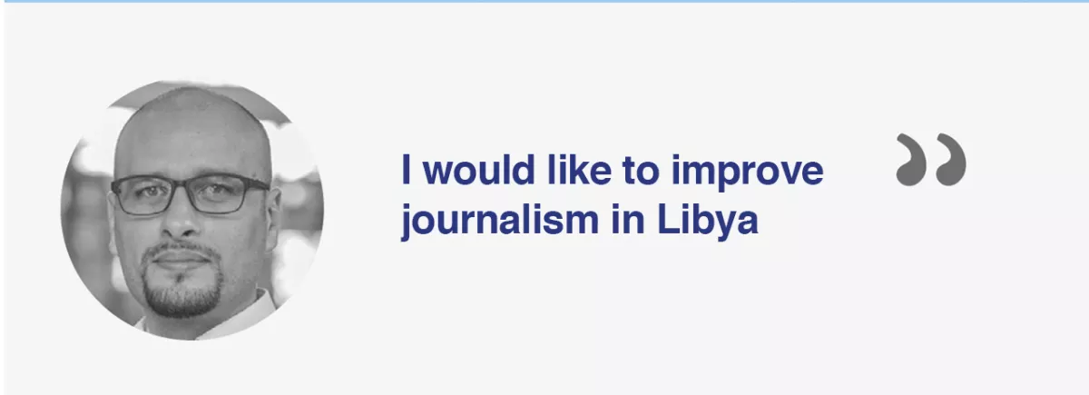 I am a Libyan journalist: Sefyan Khalaf Allah
