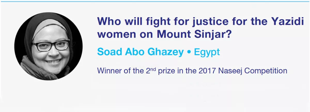 Who will fight for justice for the Yazidi women on Mount Sinjar?