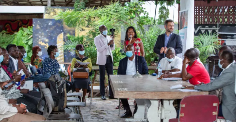 Rencontre entre les bénéficiaires des projets Connexions Citoyennes et PAGOF, Abidjan (Côte d'Ivoire), 15 juin 2021 #CCitoyennes