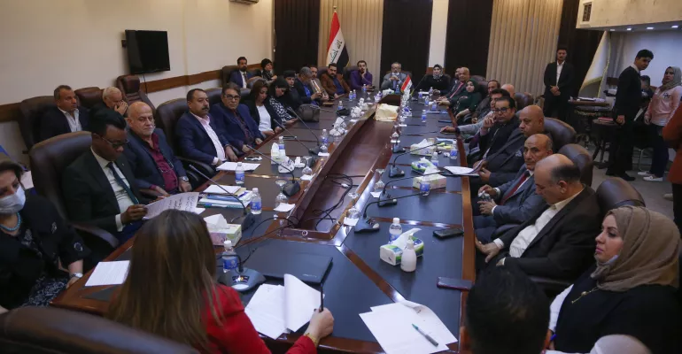 Présentation des résultats du coaching "plaidoyer" - Bagdad - Novembre 2021