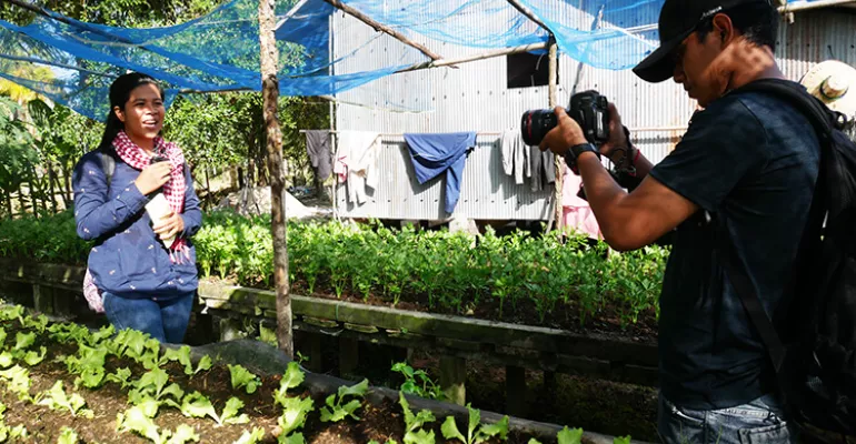 L'équipe de Khmer Youth Association dans la province de Kamong Spoe - octobre 2018 #connexionsrurales