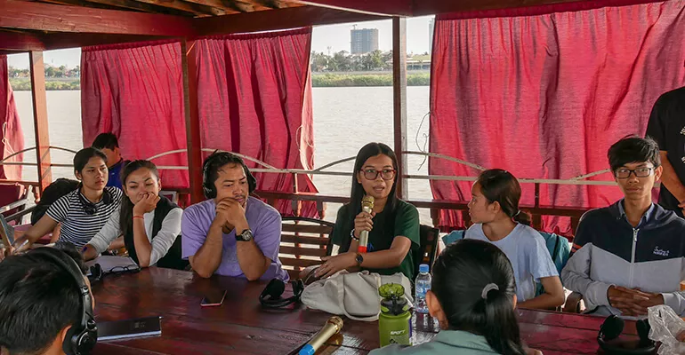 Formation journalisme environnemental au Cambodge, mars 2019 #connexionsrurales
