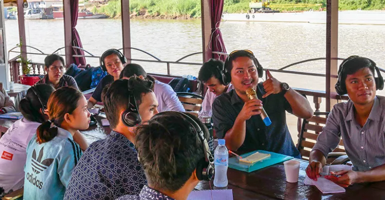 Environmental Journalism Training in Cambodia, March 2019 #connexionsrurales