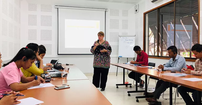 Séminaire de lancement du projet Connexions rurales, Phnom Penh, le 25 octobre 2018 © Thmey Thmey #connexionsrurales