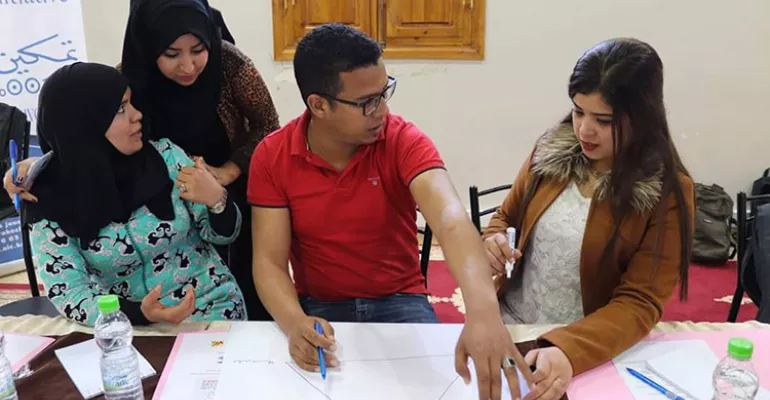 Formation à Marrakech sur les réseaux sociaux, 9 mars 2019. #SadaAswatNissaa