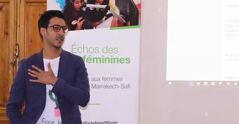 Training in Marrakech on social networks, March 9, 2019. #SadaAswatNissaa
