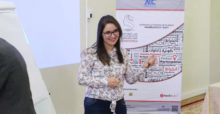 Training in Marrakech on social networks, March 9, 2019. #SadaAswatNissaa