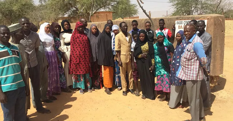 Focus group réalisé en février 2019, à la Radio Baarou, commune de Ouallam, région de Tillabéri (Niger). #MediaSahel