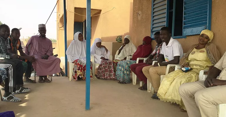 Photo taken during the focus group at Radio Muriya Talaka, Filingué commune. #MediaSahel