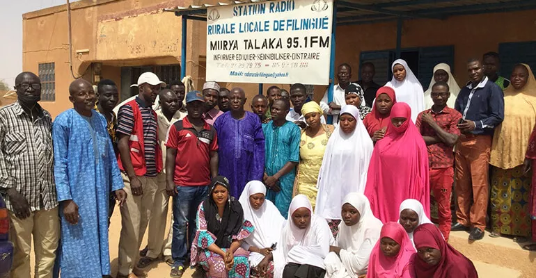 Focus group realized in February 2019, at Radio Muriya Talaka, Filingué commune, Tillabéri region (Niger). #MediaSahel