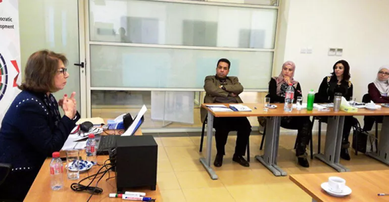 Première session de formation Journalisme Politique - 4 mars 2018 au Jordan Media Institute #EUJDID
