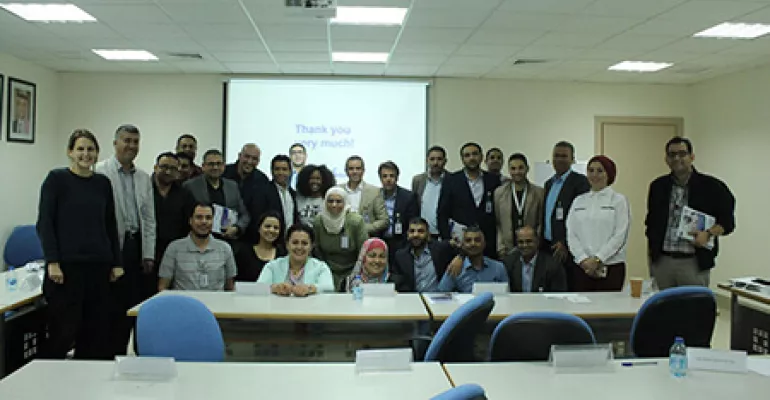 Photo du 1er groupe ayant reçu la formation Standard ISO 9001- avril 2018 #EUJDID