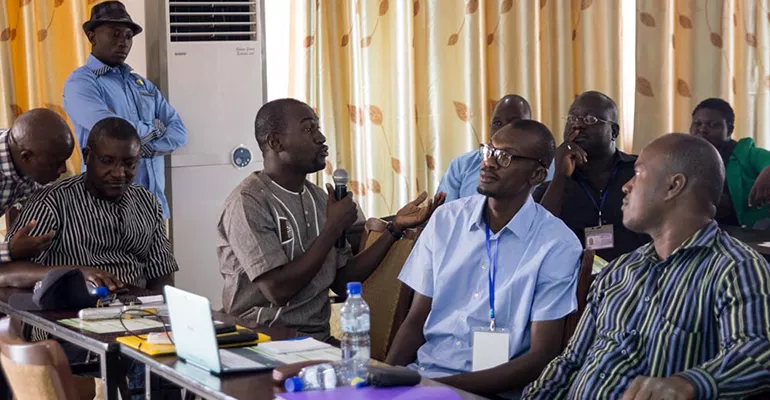 Training in general culture on the key concepts of citizen control of public action, January 2017. #FasoMedias