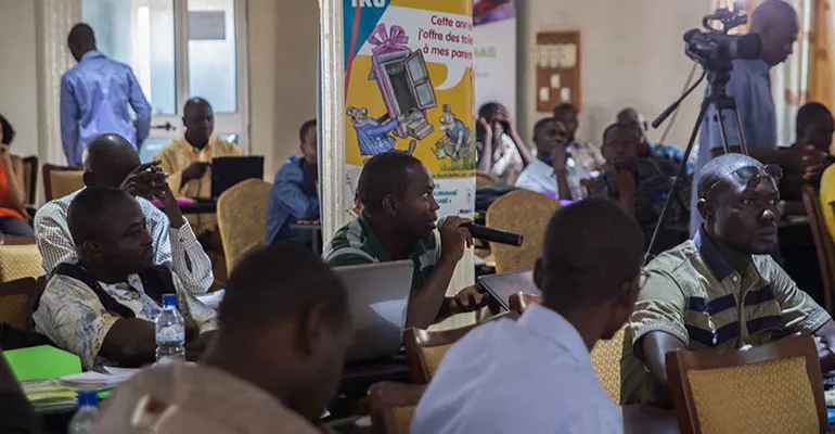 Training in general culture on the key concepts of citizen control of public action, January 2017. #FasoMedias