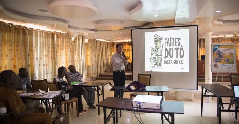 Training in general culture on the key concepts of citizen control of public action, January 2017. #FasoMedias