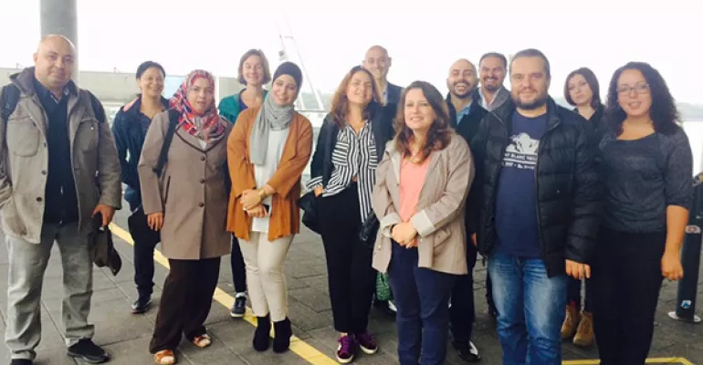 12 journalists (Maghreb + Mashreq) invited by CFI to # GIJC19, Hamburg, September 2019 #MédiaLabInvestigation