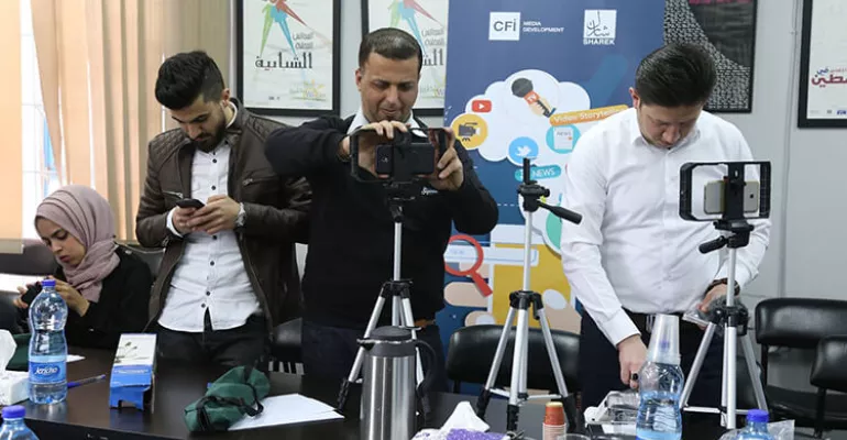 Formation au journalisme-mobile, production de films par des appareils intelligents, mars 2019. #halmedia