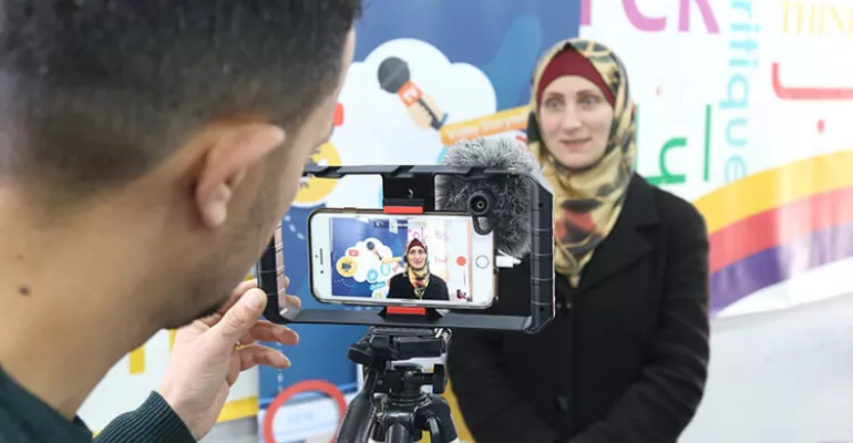 Formation au journalisme-mobile, production de films par des appareils intelligents, mars 2019. #halmedia