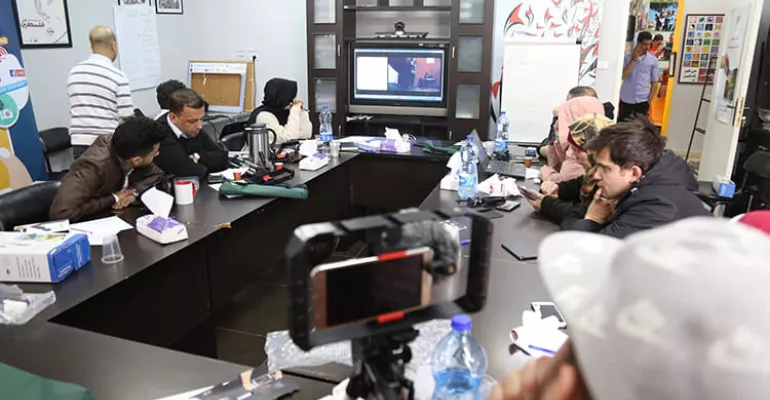 Formation au journalisme-mobile, production de films par des appareils intelligents, mars 2019. #halmedia