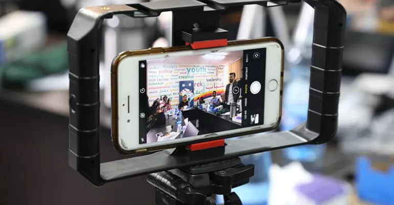 Formation au journalisme-mobile, production de films par des appareils intelligents, mars 2019. #halmedia